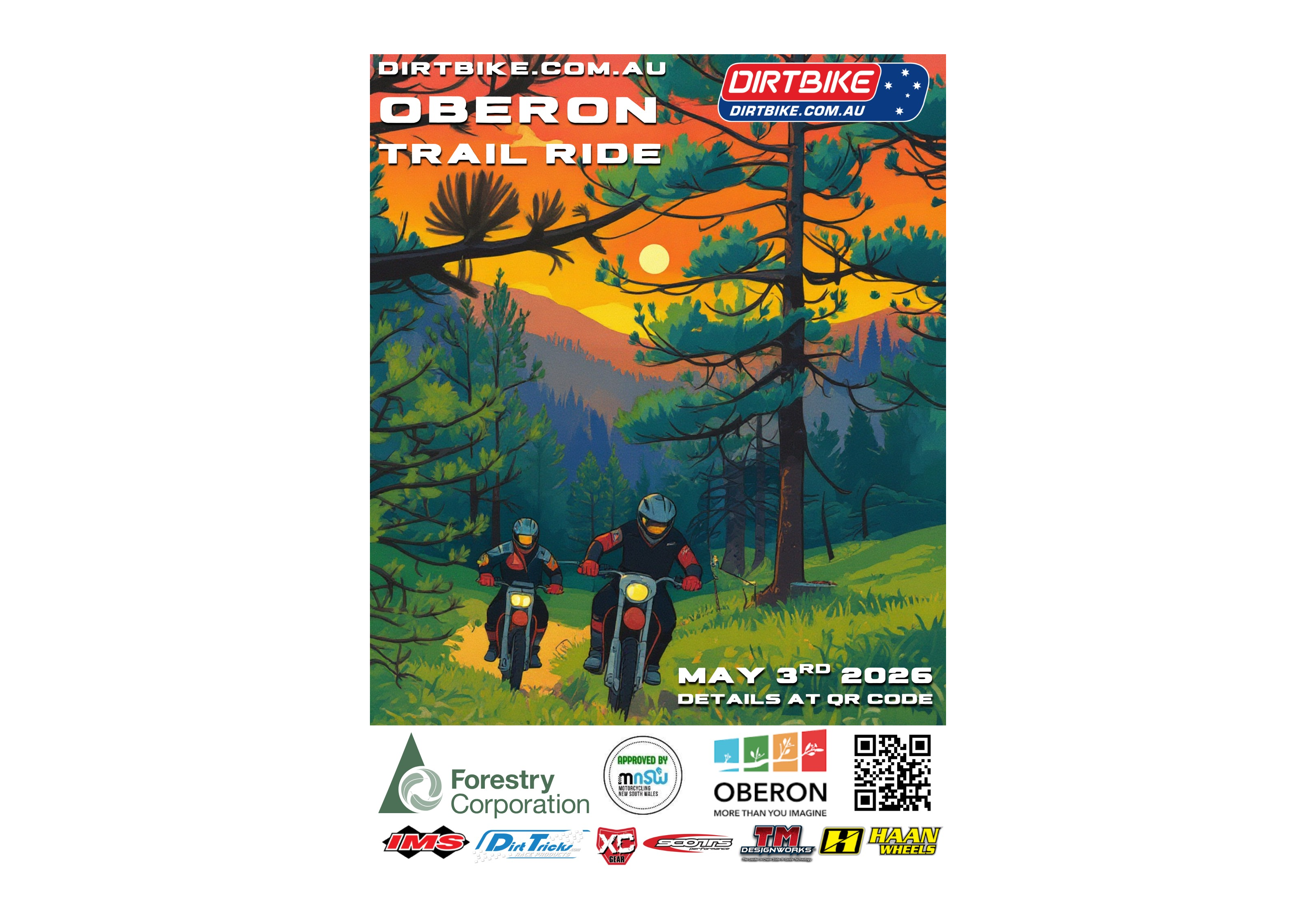 Dirtbike Trailride Oberon 3rd May 2026