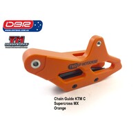 DBR TM Designworks Australia Chain Guides KTM C MX / SX. Colour Orange. KTM, Husqvarna, Sherco, Gas Gas, Husaberg 