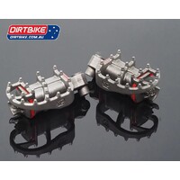 XC Gear Australia "SPURZ RALLY" (KTM B). Rubber Damped Foot Peg System. KTM  Husqvarna  Gas Gas