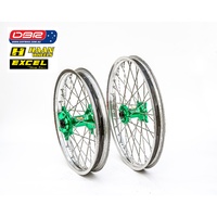 Haan "Factory" Motorcross Spec Wheel Set. Kawasaki KX KXF KLX. 21"Front 19"Rear