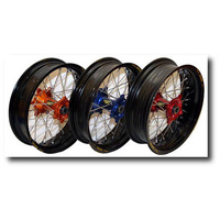 Haan Wheels Australia "Factory" Supermotard Spec Wheel  SET  :  Ducati Demo 450 MX / EDX