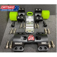 Mako 360 Australia : 360 Degrees Rubber Damped Handlebar System (HON 106) Honda CR/CRF/CRFX/CRFL 