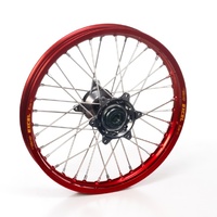 Red Rim Titanium Hub