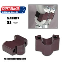 Scotts Steering Damper Australia : Bar Risers 31.7mm BLACK