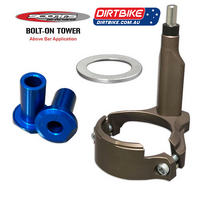 Scotts Damper Australia TOP Frame Bracket ONLY (6129-03) KTM (23->C) SX / SXF / XC / XCF,HUS (23->C) FC / TC / FX / TX, HUS (24->C) FE / TE.