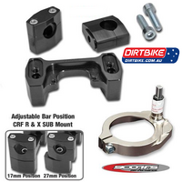 Scotts Damper Australia     (Mount Kit ONLY)   SUB  :   Honda (7126) (SM 106 11 11) Sub O/S Bar CRF 450 X 05-14 , CRF 450 R 05-08