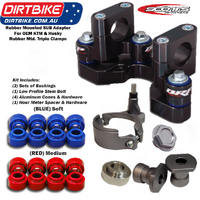 Scotts Damper Australia SUB Mount Kit RUBBER DAMPED (6125-01R) KTM  (24-C)   EXC / EXCF / XCW.  Husqvarna (24-C)  FE / TE.   GAS Gas  (24-C)