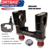 Scotts Damper Australia SUB Mount Kit SOLID (6125-01) KTM  (24-C)   EXC / EXCF / XCW.  Husqvarna (24-C)  FE / TE.   GAS Gas  (24-C)