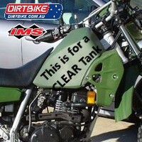 IMS Fuel Tank Australia   Kawasaki   3.2 Gallon  CLEAR    Screw Cap     KLR 250 (85-05)