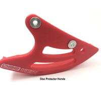 DBR TM Designworks Australia Indestructible Rear Disc Protector   Honda  :  (02->C)  CR/CRF-R/CRF-RX/CRF-X/CRF-L   125/250/450    RED