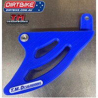 DBR TM Designworks  Indestructible Rear Disc Protector Yamaha BLUE : (06-> C) YZ 125-250,  (16->C) YZ250X,  (06->C) YZF, WRF, YZFX 250/450