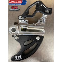 DBR TM Designworks Australia Indestructible Rear Disc Protector / Billet Carrier / Brake Caliper Cover   Black :  KTM (04-C) 125-530 All Models