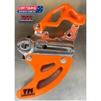 DBR TM Designworks Australia Indestructible Rear Disc Protector / Billet Carrier / Brake Caliper Cover   Orange  :  KTM (04-C) 125-530 All Models