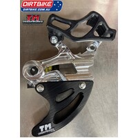 DBR TM Designworks  Australia BLACK Indestructible Rear Disc Protector, Brake Guard and Alloy Carrier Plate Yamaha : 