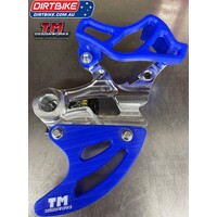 DBR TM Designworks  BLUE Indestructible Rear Disc Protector, Brake Guard and Alloy Carrier Plate Yamaha :