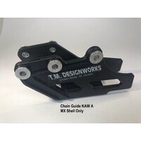DBR TM Designworks Australia Rear Chain Guide  (Shell Only)  Kawasaki  A : BLACK 
