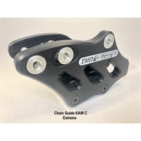DBR TM Designworks Australia Rear Chain Guides Kawasaki Extreme C : Black (09->C) KXF450,  (09->C) KXF 250,  (13->C) KLX450