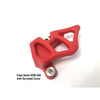 DBR TM Designworks Case Saver Honda  10-17 CRF250R    RED   With Integrated Sprocket Cover