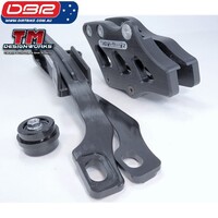 DBR TM Designworks Australia Slide & Guide Kit Extreme Honda H : (19->C) CRF 450 R/X,  (20->C) CRF 250 R, Black