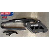 TM Designworks  Australia  "FINKE"  Slide & Guide Kit  KTM  E2  : (17-23) KTM EXC EXCF XCW 150 250 300 350 450 500  (PDS Models no linkage),   Black