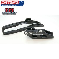 DBR TM Designworks Australia Slide & Guide Kit SX / MX Yamaha D BLACK : (09-22)  YZF450,  (09-23)  YZF 250,  (15->C)  WRF / YZFX 250,  (16->C)  WRF / 