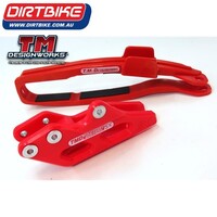 DBR TM Designworks Australia Slide & Guide Kit SX / MX Yamaha D RED : (09-22)  YZF450,  (09-23)  YZF 250,  (15->C)  WRF / YZFX 250,  (16->C)  WRF / YZ