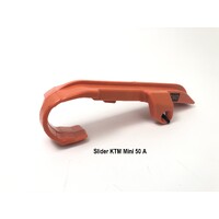 TM Designworks  Australia Chain Slider Extreme  KTM 50 SX  (02-19).  KTM 50 SX Mini  (02-C).   Husqvarna 50 TC  (17-19).   Orange