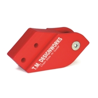 TM Designworks Australia QUAD REAR CHAIN GUIDE Single Powerlip Roller RED. Yamaha Blaster 200 (88-07). Raptor 350 (04-13). Warrior 350 (88-11).