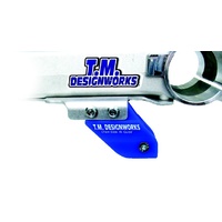DBR TM Designworks Australia QUAD REAR CHAIN GUIDE Yamaha YZF 450 Production (06-08). YFZ 450 Sport (12-13).  Blue.   Plus Mounting Bracket