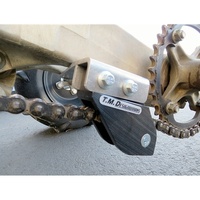 DBR TM Designworks Australia QUAD REAR CHAIN GUIDE Yamaha RAPTOR 660 (01-05) Black. plus mounting bracket