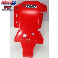 DBR TM Designworks Australia Bash Plate GAS GAS 250 300. 2018-2019  Red With Linkage Guard Extension
