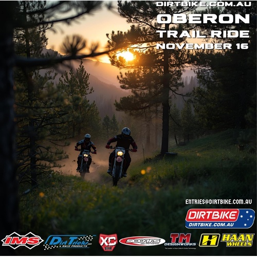 Dirtbike.com.au "Oberon 6 Hour Trail ride ".  Entry Form: Oberon November 2025