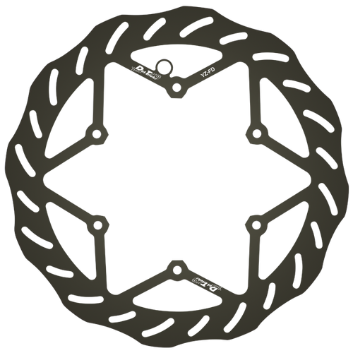 Yamaha Brake Rotor FRONT WAVE Sloted 250 MM : MANY SUZUKI + 02 YZ/WRF 426, 02-04 WR250,03-14 YZF/WRF 250/450