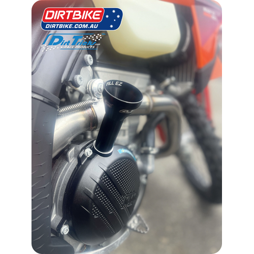 Dirttricks Australia  Fill EZ Billet Oil Funnel Black