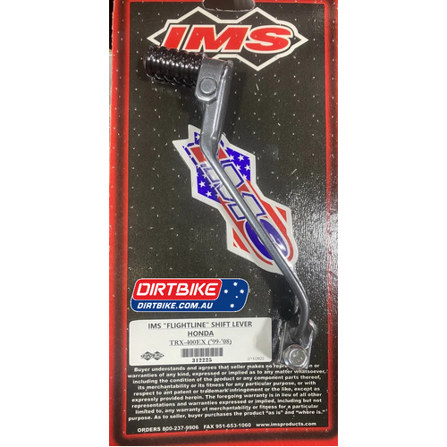 312 225  :  IMS  Shift Lever  Flightline  (99-07)  TRX 400 EX. XR 400 Electric Start
