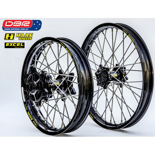 Haan Wheels Australia "Factory" Rally Spec Wheel Set. Gas Gas 700 . 21"Front 18"Rear Cush Drive