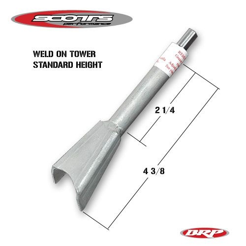 Scotts Damper Australia     TOP   Frame Bracket   ONLY  (4551-00)   WELD ON        
