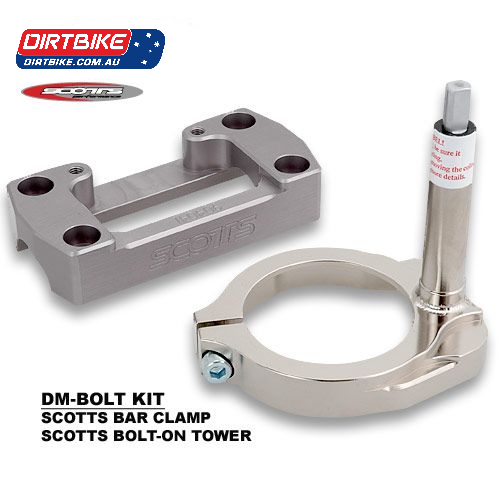 Scotts Damper Australia     (Mount Kit ONLY)   TOP   :   (6764) (BCL 106 40 31) O/S Bar CRF 450 X / L 19->C. With Fat Bar Lower Clamps (OS6034D-70)