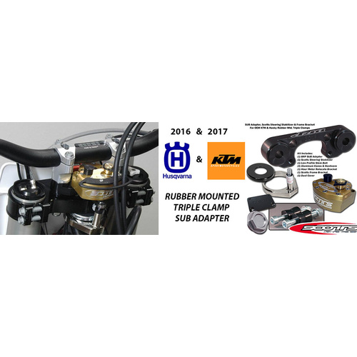 Scotts Damper Australia SUB Mount Kit : (5930-01) : KTM (20-22) SX SXF XC XCF, HUS (20-22) FC FX TC TX . (SM 90 30 19)