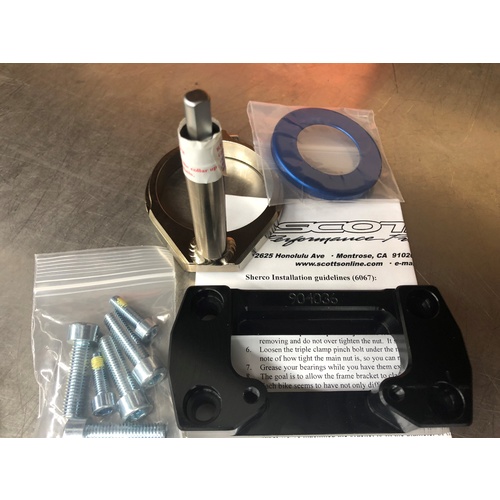 Sherco Scotts Steering Damper Mount Kit : Model  2012 - > Current Top Mount.