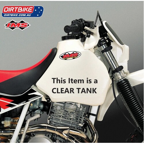 IMS Fuel Tanks Australia Honda    4.0 Gallon   CLEAR   Screw Cap   XR 600 R  98-00.  XR250R  85-95.   XR350R 85.   15.1 Litre.