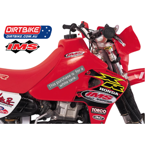 IMS Fuel Tanks Australia   112 228-W1  :  Honda  4.6 Gallon  WHITE Screw Cap XR 650 R 00-07. 17 Litre.