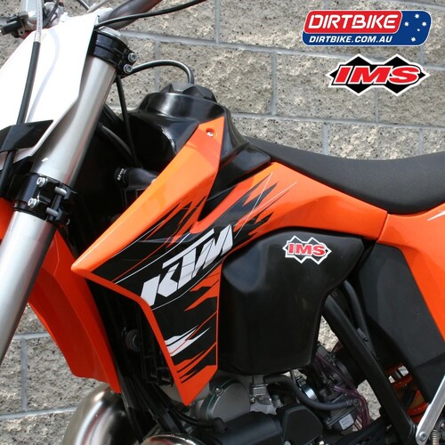 IMS Fuel Tank Australia 113 331-N2 : 3.3 Gallon CLEAR Screw Cap (12-16)  EXC / XCW  150 / 200 / 250 / 300. (11-15)  SX/XC 125 / 150. (11-16) SX 250. 