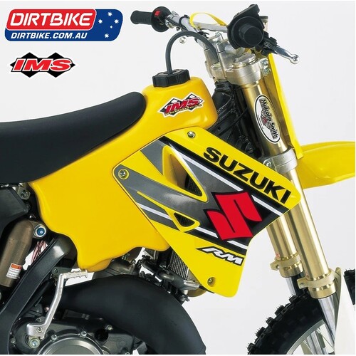 IMS Fuel Tank Australia   3.4 Gallon    "SCREW CAP"    CLEAR  :  Suzuki RM 250  (01-08).    RM  125  (01-08).