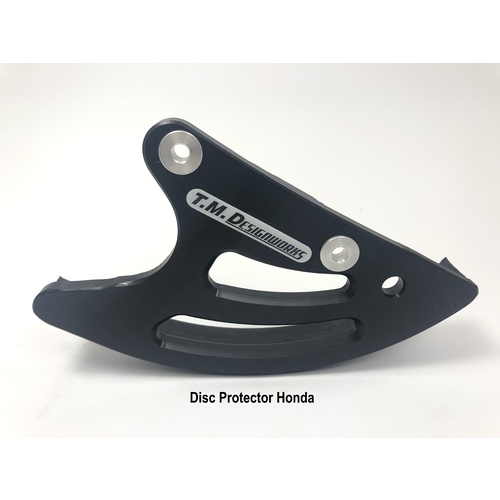 DBR TM Designworks Australia Indestructible Rear Disc Protector   Honda  :  (02->C)  CR/CRF-R/CRF-RX/CRF-X/CRF-L   125/250/450    Black