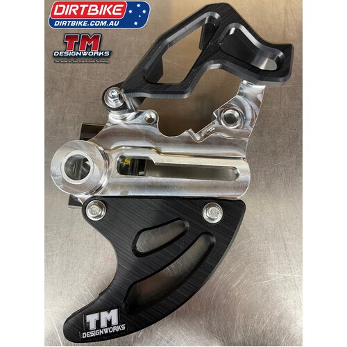 DBR TM Designworks Australia Indestructible Rear Disc Protector / Billet Carrier / Brake Caliper Cover   Black :  KTM (04-C) 125-530 All Models