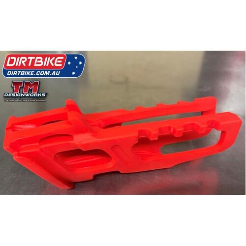 DBR TM Designworks Chain Guide  MX IRB  Honda  D  RED :  (07->C) CRF250 R/X,  (07->C) CRF450 R/RX/L,  (08-14) CRF450 X     Inner Rub Block Only