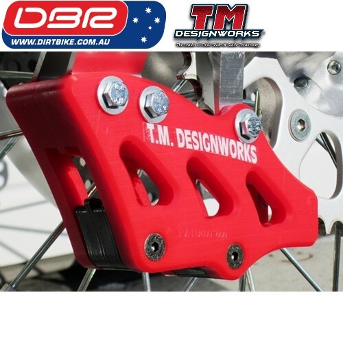 DBR TM Designworks Australia Chain Guide  Extreme  Honda  D  RED  :  (07->C) CRF250 R/X,  (07->C) CRF450 R/RX/L,  (08-14) CRF450 X