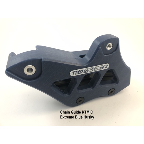 DBR TM Designworks Australia Chain Guides KTM C Extreme. Colour Blue Husky. KTM, Husqvarna, Sherco, Gas Gas, Husaberg 