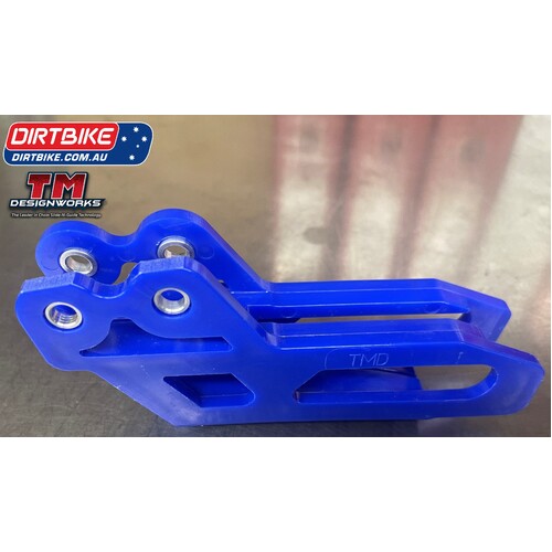TM Designworks Australia Rear Chain Guide Yamaha B MX INNER RUB BLOCK ONLY Blue 07-> Current YZF/YZFX/WRF 250/450 , 08-> Current YZ/YZX 125/250